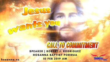 Jesus Wants You: A Call to Commitment