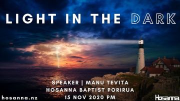 Light In The Dark | Manu Tevita